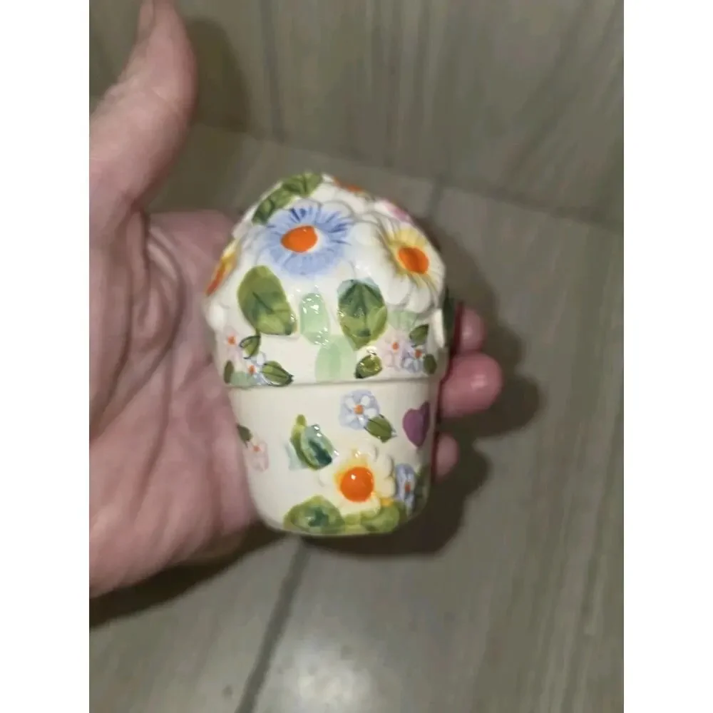 Vtg Easter Egg Plate Bunny Salt n Pepper Shakers Deviled Egg Plate Egg Display